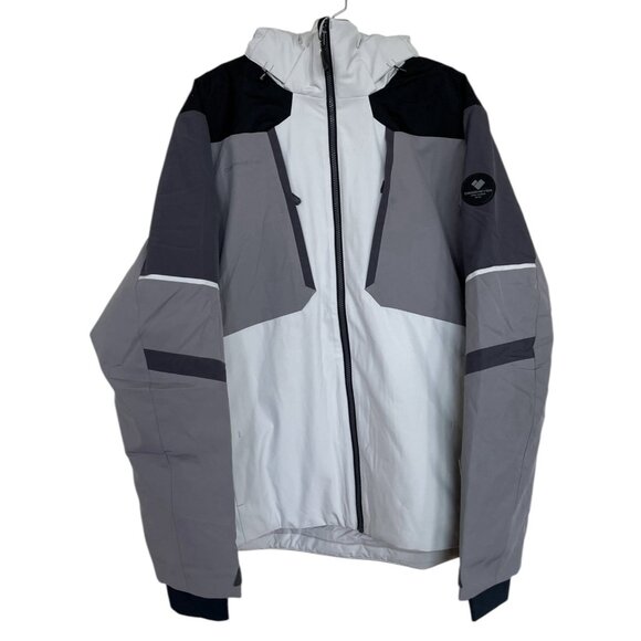 OBERMEYER Jacket Mens Size Large Foundation Insulated Jacket $279 Stone Gray